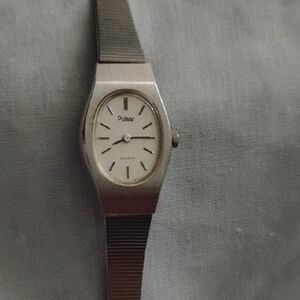 Pulsar Women's Silver-Tone Slim Bracelet Watch